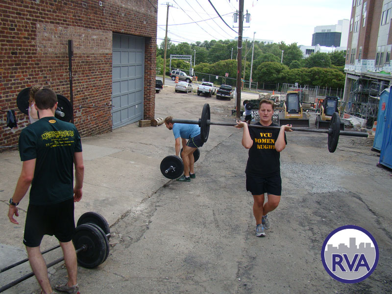 crossfit, fitness, gym, richmond, barbell carry